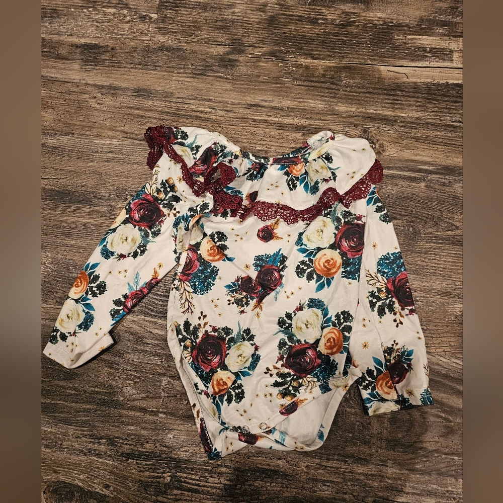 Elegant Floral  Bodysuit